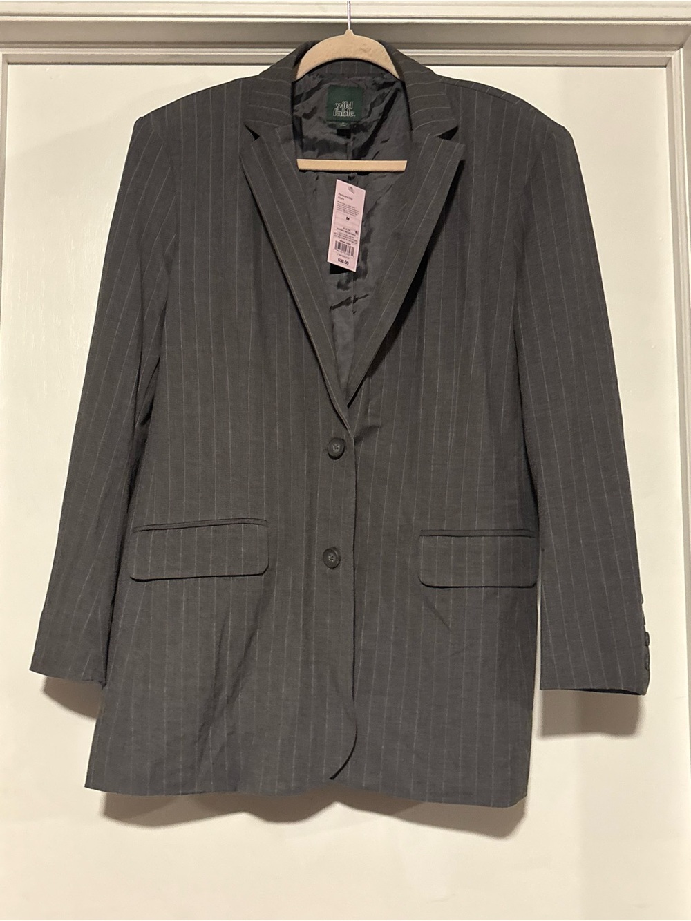 wild fable Charcoal Pinstripe Blazer